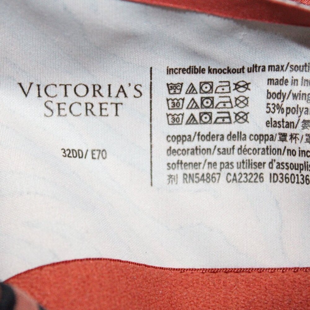 3/$30 Victoria's‎ Secret Incredible Knockout Ultra Max Size 32DD - Picture 2 of 3